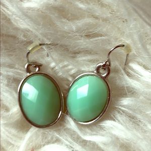Small Teal Earrings